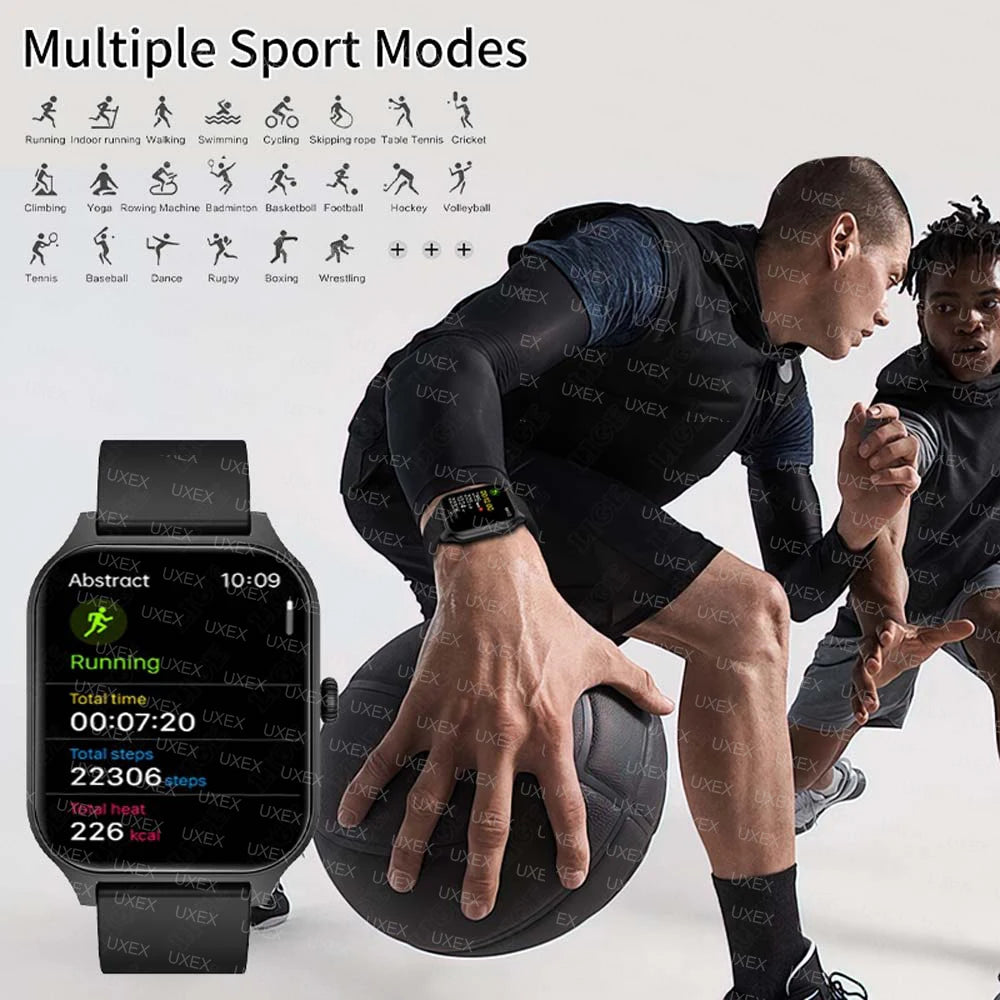 Smart Watch Plus Men Women Plus Full Touch Screen Sports Fitness Watch Bluetooth Call Android Phone Digital Multidial Smartwatch