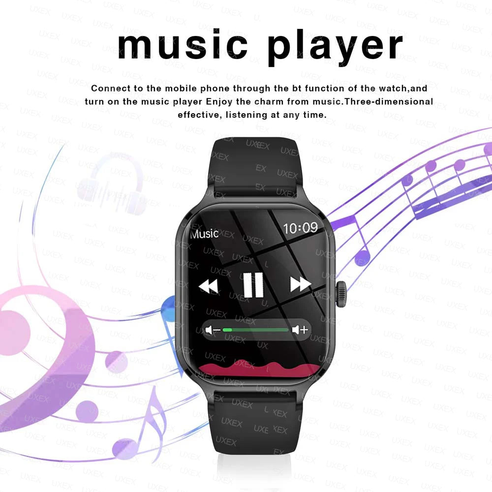 Smart Watch Plus Men Women Plus Full Touch Screen Sports Fitness Watch Bluetooth Call Android Phone Digital Multidial Smartwatch