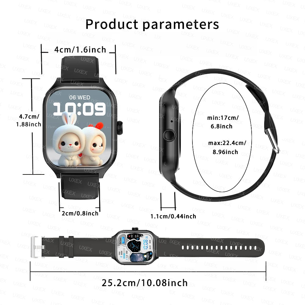 Smart Watch Plus Men Women Plus Full Touch Screen Sports Fitness Watch Bluetooth Call Android Phone Digital Multidial Smartwatch